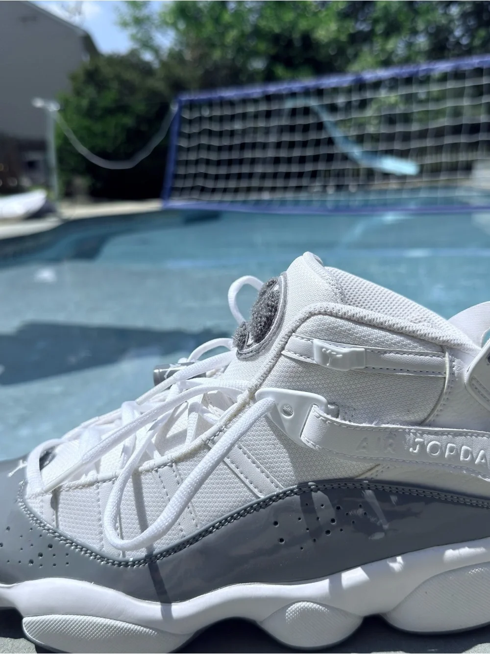 Brand New! Nike Air Jordan 6 rings White and Grey men’s sneakers